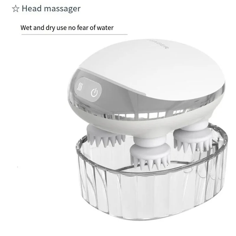 Skanto | Luxuriöses Rotlicht-Kopfhautmassagegerät für Haarwachstum & Entspannung