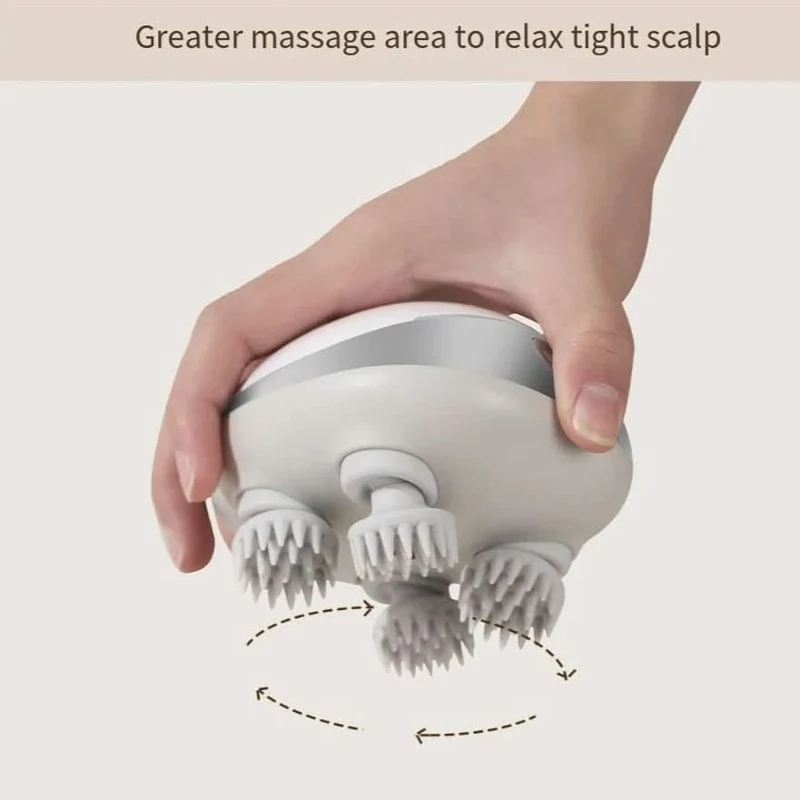 Skanto | Luxuriöses Rotlicht-Kopfhautmassagegerät für Haarwachstum & Entspannung