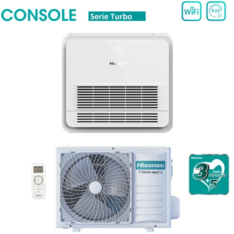 Climatiseur Hisense 9000 BTU Inverter R-32 Wi-Fi en option | AKT26UR4RK8