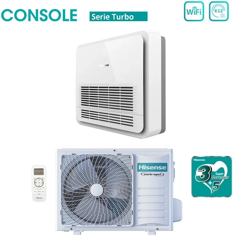 Climatiseur Hisense 9000 BTU Inverter R-32 Wi-Fi en option | AKT26UR4RK8