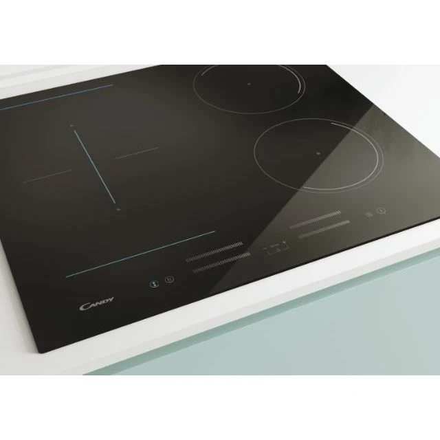 Piano Cottura a Induzione Candy CMC644TP 4 Zone in Vetroceramica Nero (LxP): 59x52 FlexZone Touch Limitatore Potenza Sicurezza Bambino