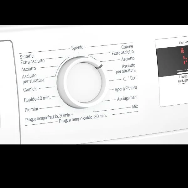 Sèche-linge à condensation Bosch 8 Kg à chargement frontal Serie 4 EasyClean WTH83008II Classe A+