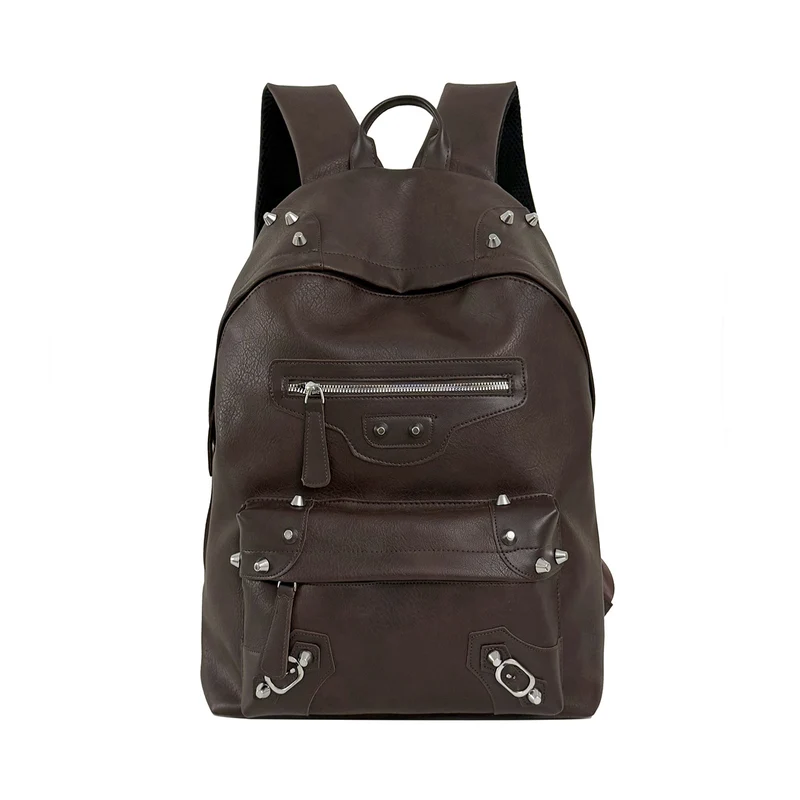 Stylische lässige Leder-Rucksack Karnz