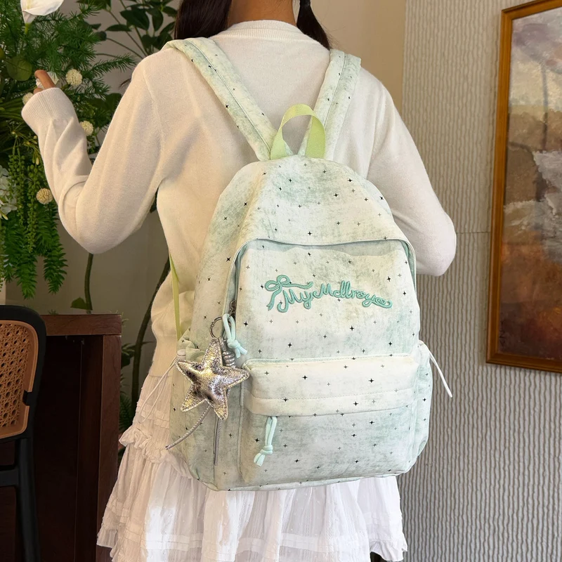 Stylische lässige gestickte Rucksack Karnz