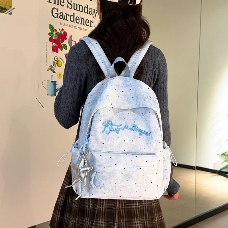 Stylische lässige gestickte Rucksack Karnz