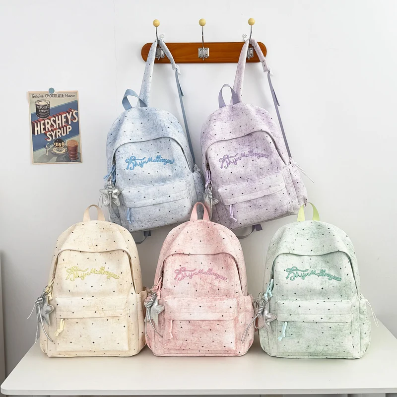 Stylische lässige gestickte Rucksack Karnz