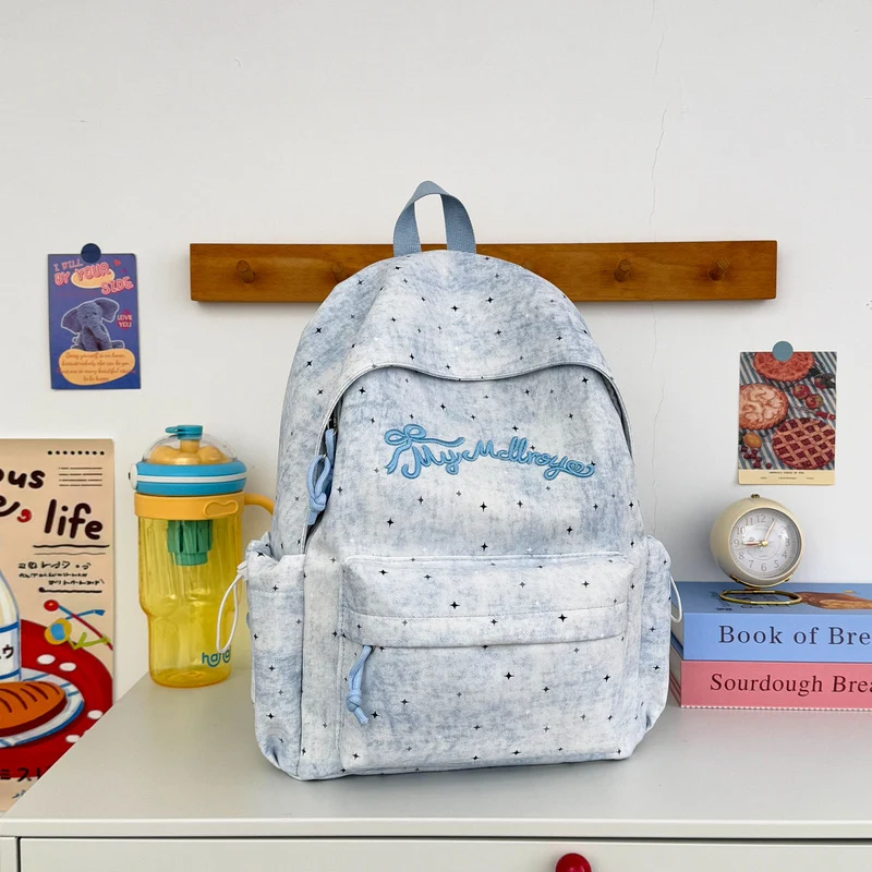 Stylische lässige gestickte Rucksack Karnz