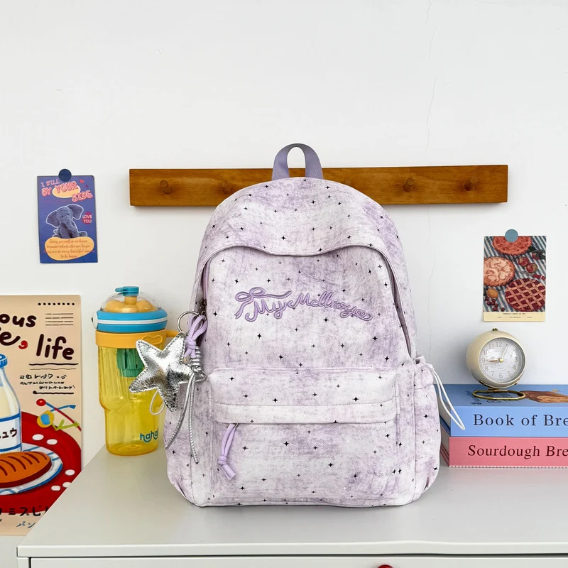 Stylische lässige gestickte Rucksack Karnz