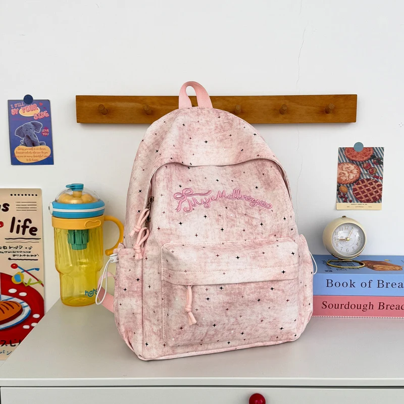 Stylische lässige gestickte Rucksack Karnz