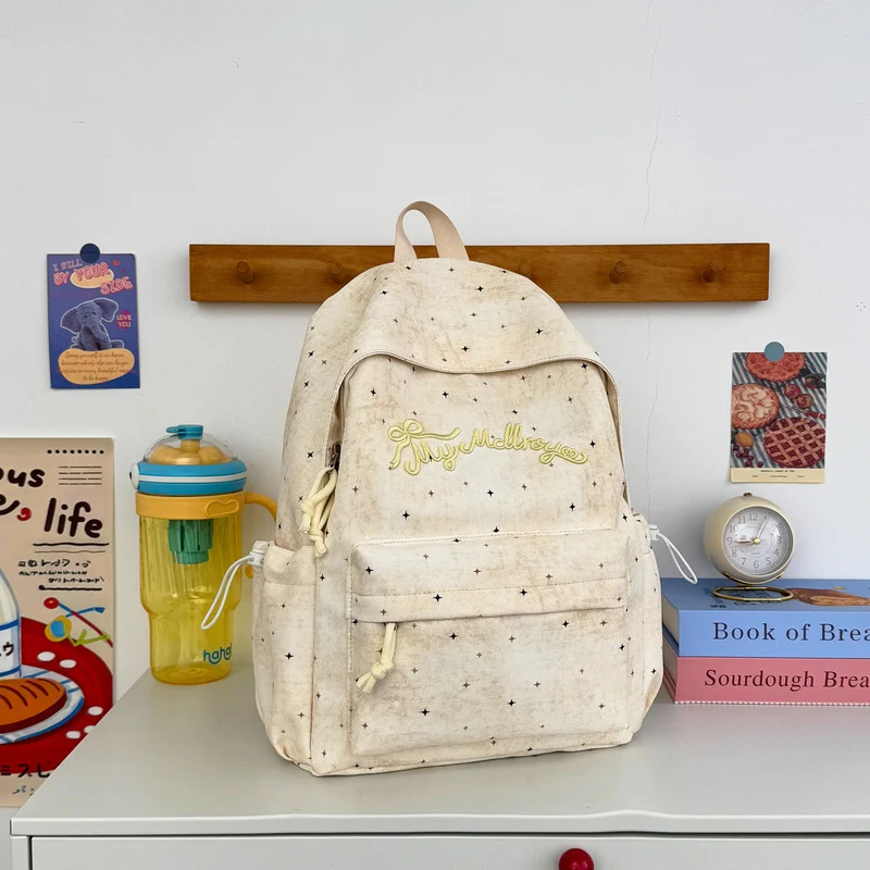 Stylische lässige gestickte Rucksack Karnz