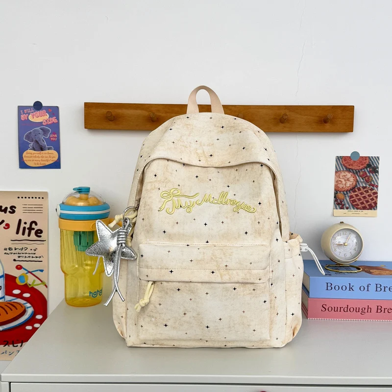 Stylische lässige gestickte Rucksack Karnz