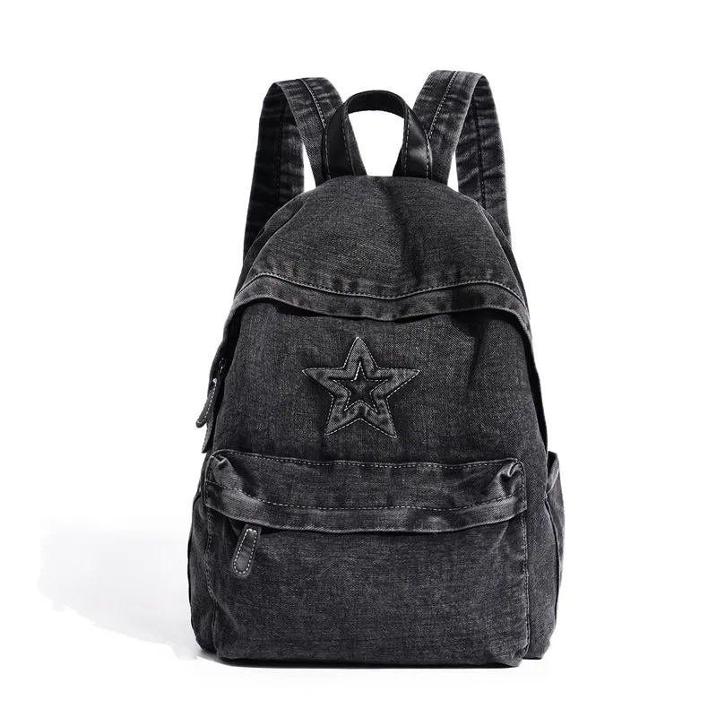 Stylische Lässige Denim-Rucksack Karnz