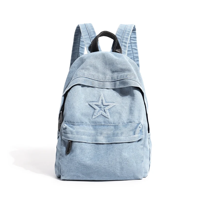 Stylische Lässige Denim-Rucksack Karnz