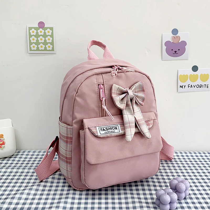 Stylischer lässiger Rucksack mit Schleifenverzierung Karnz