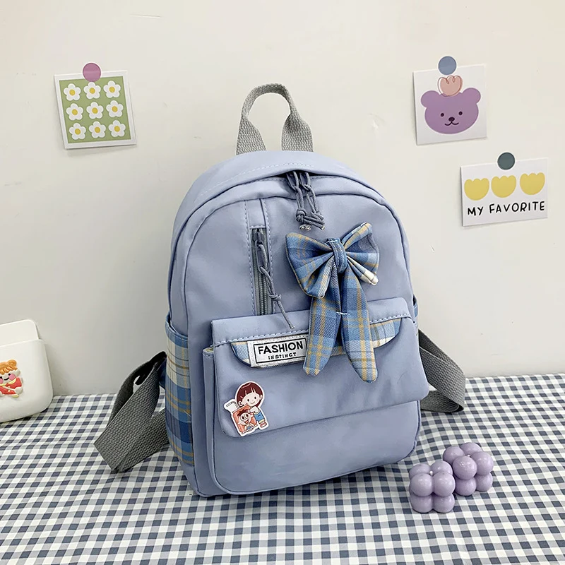 Stylischer lässiger Rucksack mit Schleifenverzierung Karnz