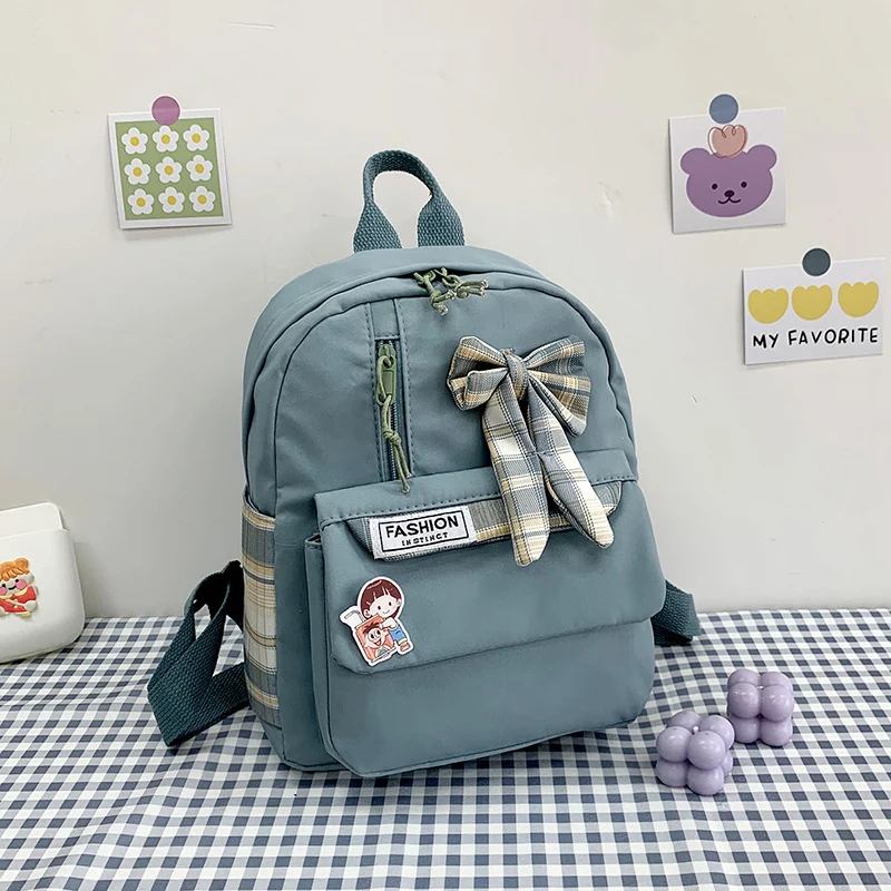Stylischer lässiger Rucksack mit Schleifenverzierung Karnz