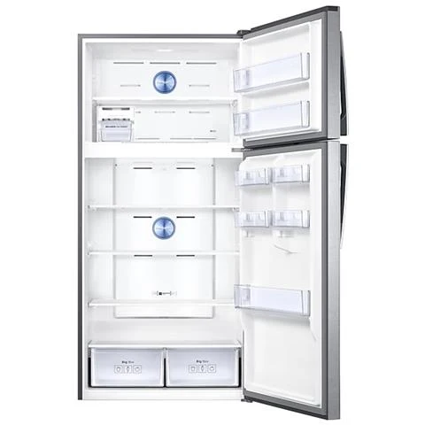Réfrigérateur Samsung RT62K7005SL 620 litres à deux portes, classe énergétique F (H 186 x L 83,6 x P 78,8 cm), No Frost, Multi AirFlow / Inverter, acier inoxydable