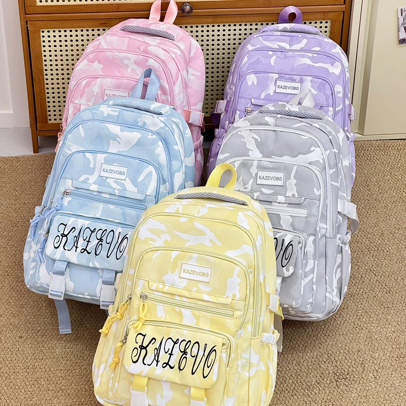 Stylische Freizeit-Rucksack mit Multi-Taschen-Design Karnz
