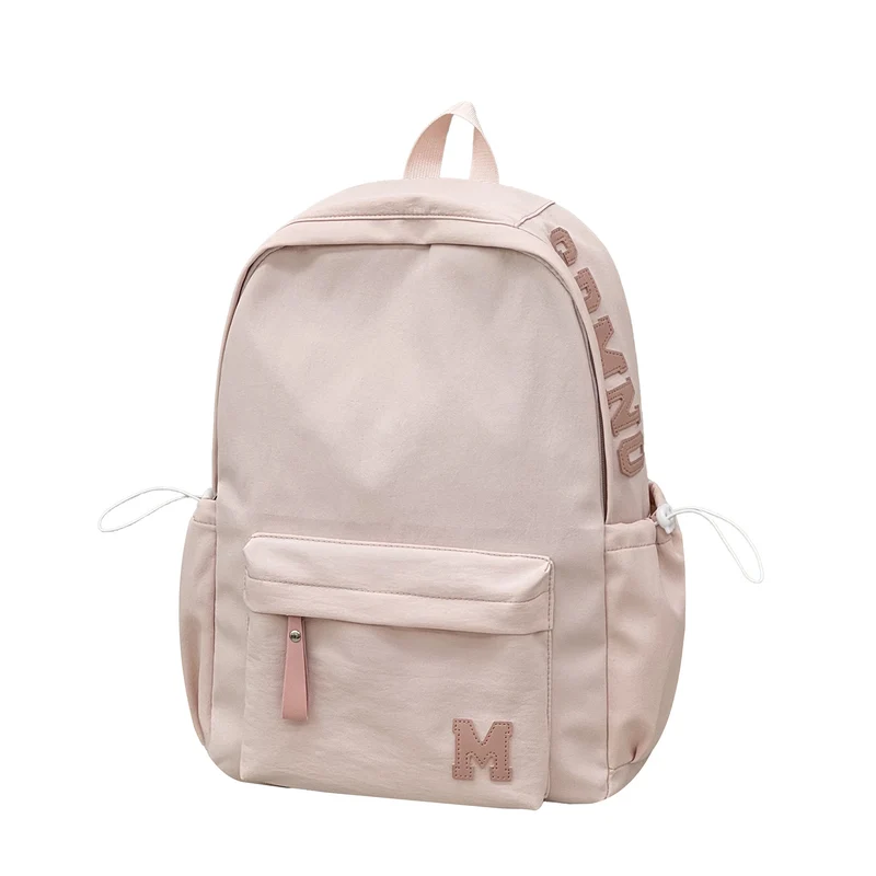 Stylischer Canvas-Rucksack mit plüschigem Schlüsselanhänger Karnz