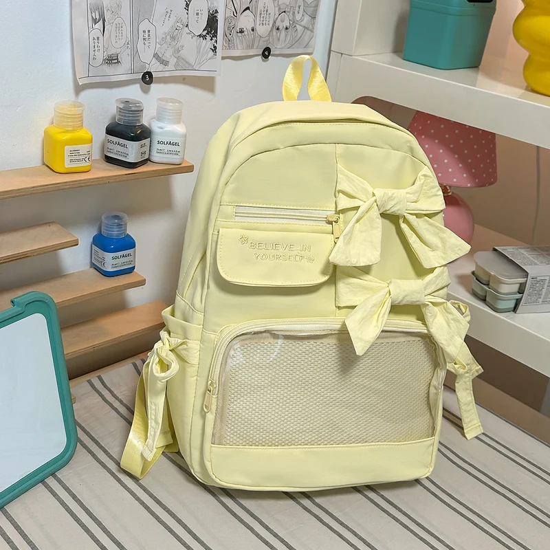 Stylischer mit Schleifen verzierten Rucksack Karnz 1791205748