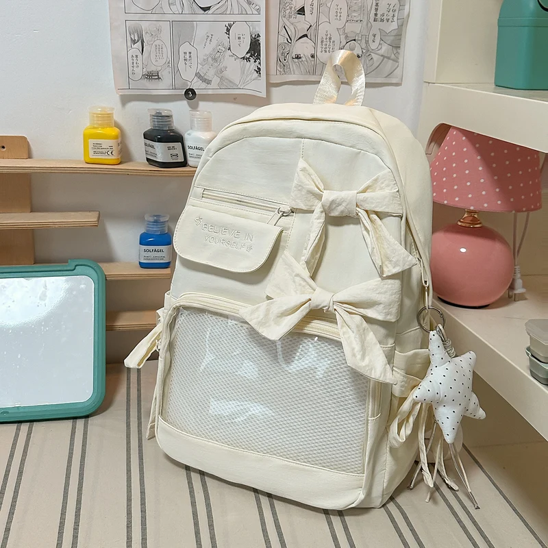 Stylischer mit Schleifen verzierten Rucksack Karnz 1791205748