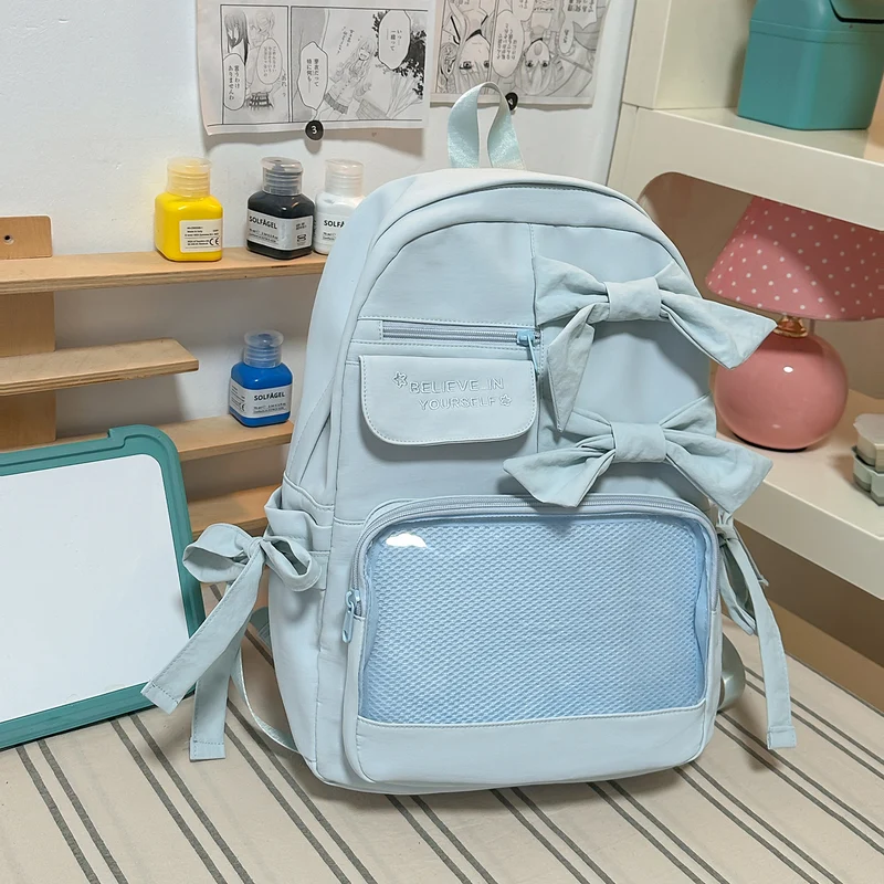 Stylischer mit Schleifen verzierten Rucksack Karnz 1791205748