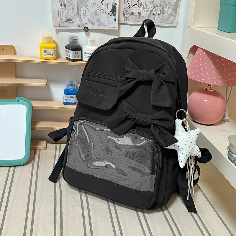Stylischer mit Schleifen verzierten Rucksack Karnz 1791205748