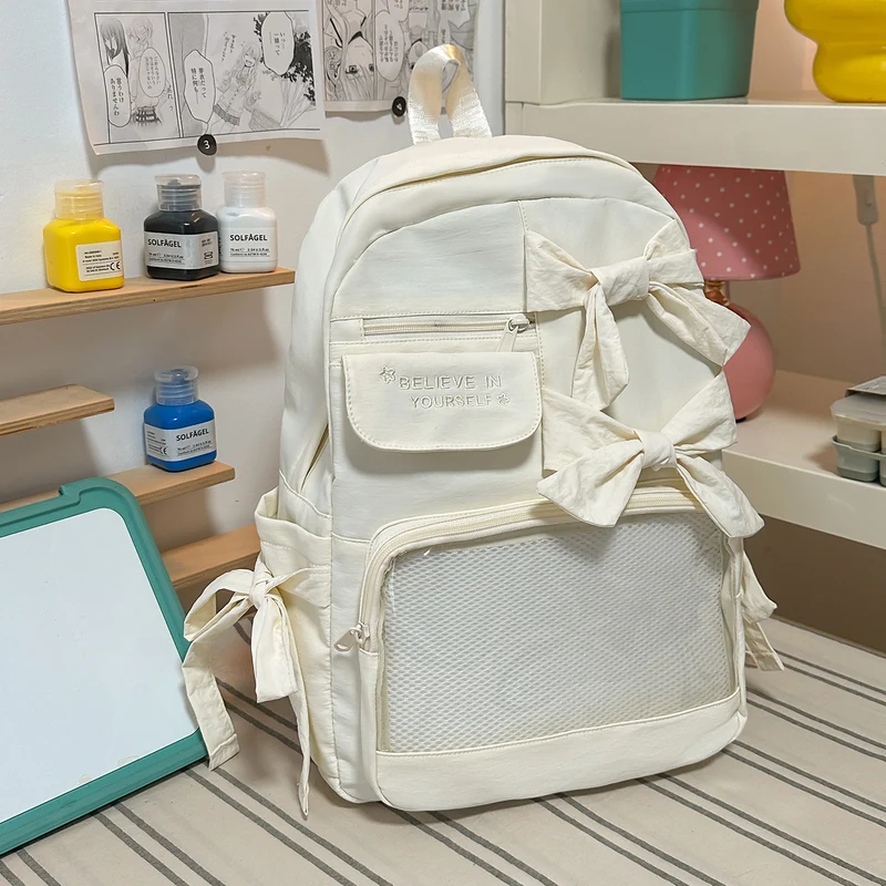 Stylischer mit Schleifen verzierten Rucksack Karnz 1791205748
