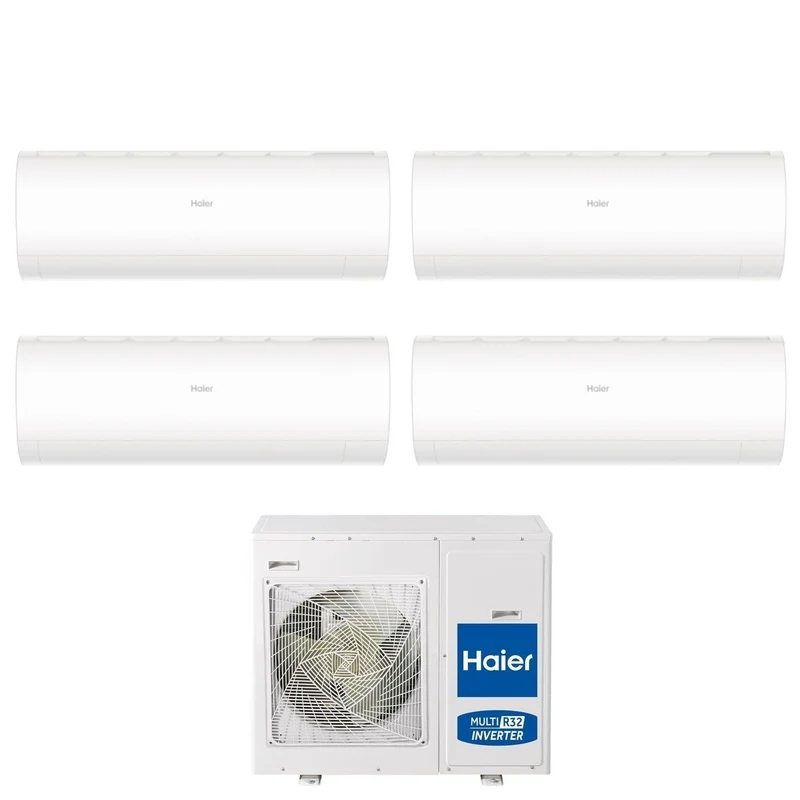 Climatiseur Haier Quadri Split Inverter PEARL Series 7+7+7+9 avec 4U85S2SR5FA R-32 et Wi-Fi intégré 7000+7000+7000+9000