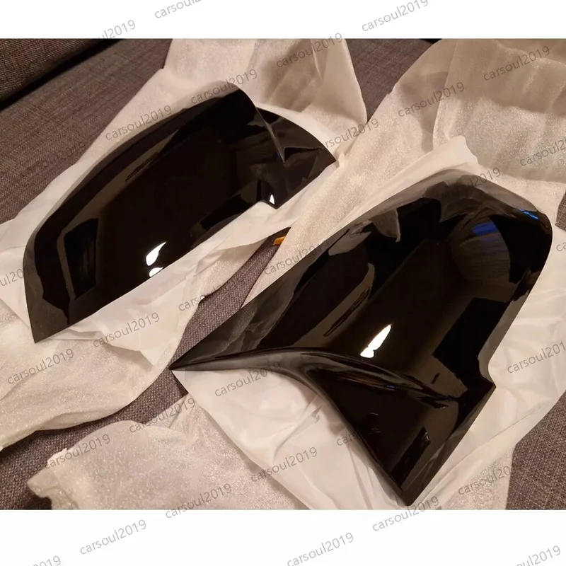 2x Spiegelkappen Gehäuse Glanz Schwarz F20 F21 F22 F30 F31 F32 F33 F36 E84