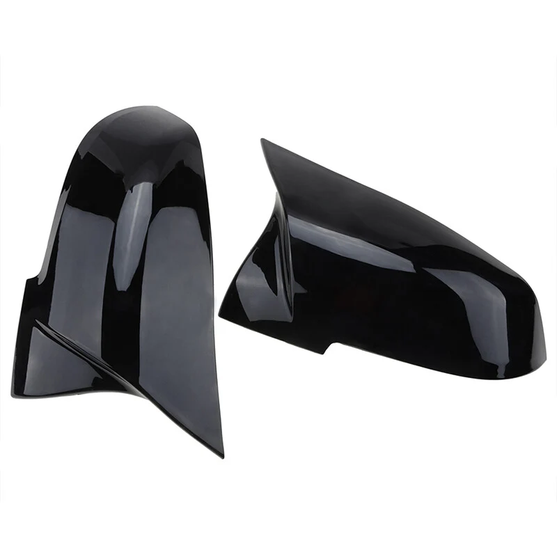 2x Spiegelkappen Gehäuse Glanz Schwarz F20 F21 F22 F30 F31 F32 F33 F36 E84