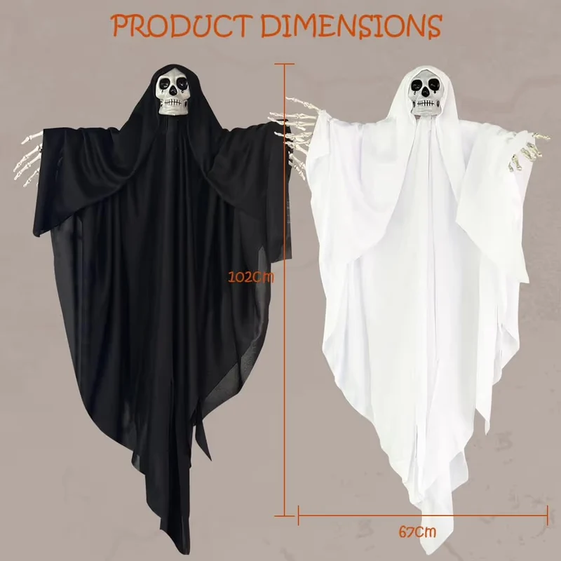 Halloween Deko Outdoor Skelett 2x LED Dekoration