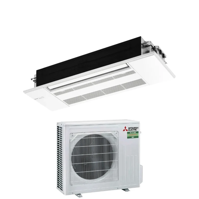 Climatiseur cassette Inverter Mitsubishi Electric 1 voie 18 000 BTU MLZ-KP50VG R-32 avec Wi-Fi en option, grille et télécommande incluses de série