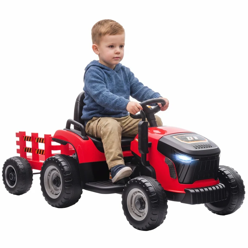 Elektrischer Kinder Traktor Anhänger Kinderfahrzeug Elektrotraktor