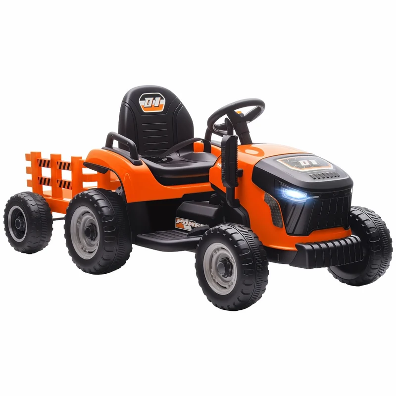 Elektrischer Kinder Traktor Anhänger Kinderfahrzeug Elektrotraktor