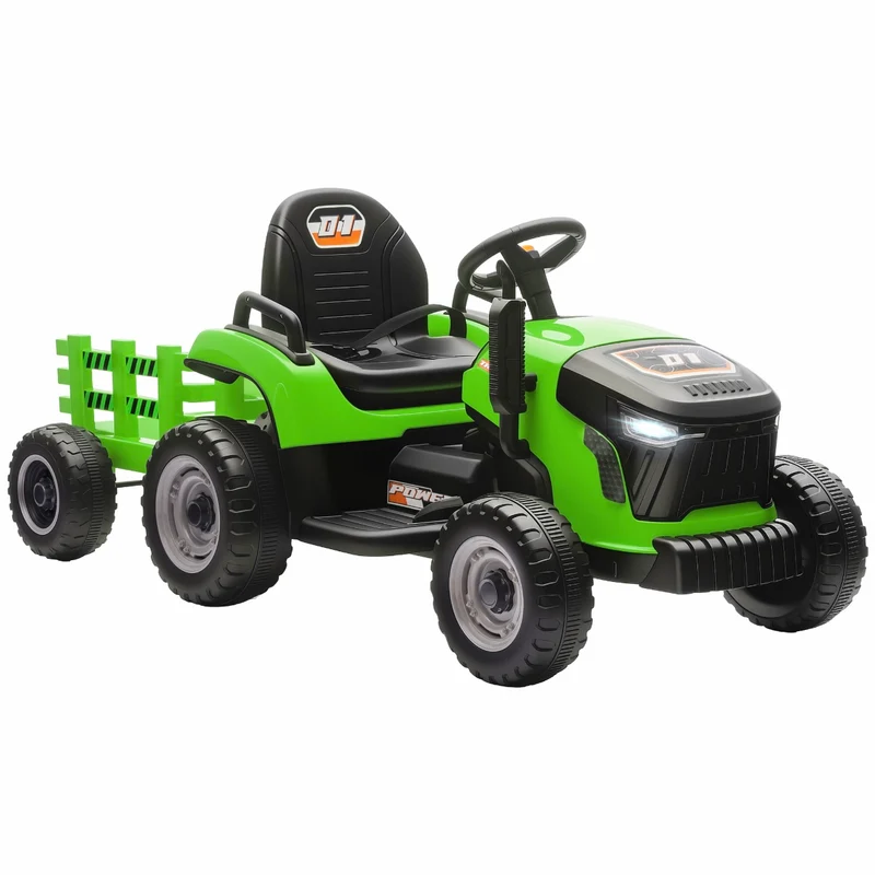 Elektrischer Kinder Traktor Anhänger Kinderfahrzeug Elektrotraktor