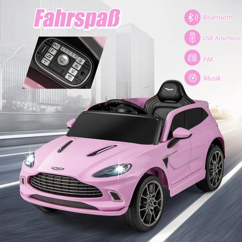12V Elektro Kinderauto Kinderfahrzeug LED Elektrisches Fahrzeug