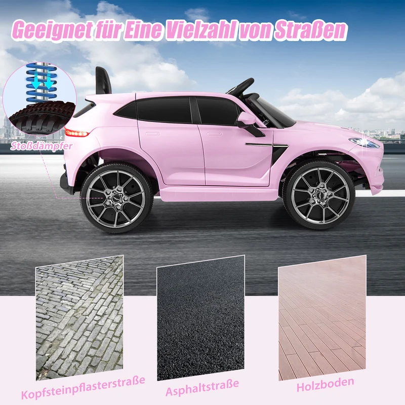 12V Elektro Kinderauto Kinderfahrzeug LED Elektrisches Fahrzeug
