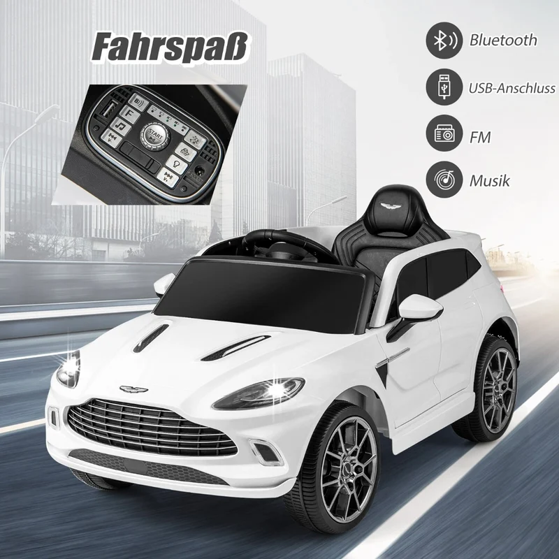 12V Elektro Kinderauto Kinderfahrzeug LED Elektrisches Fahrzeug