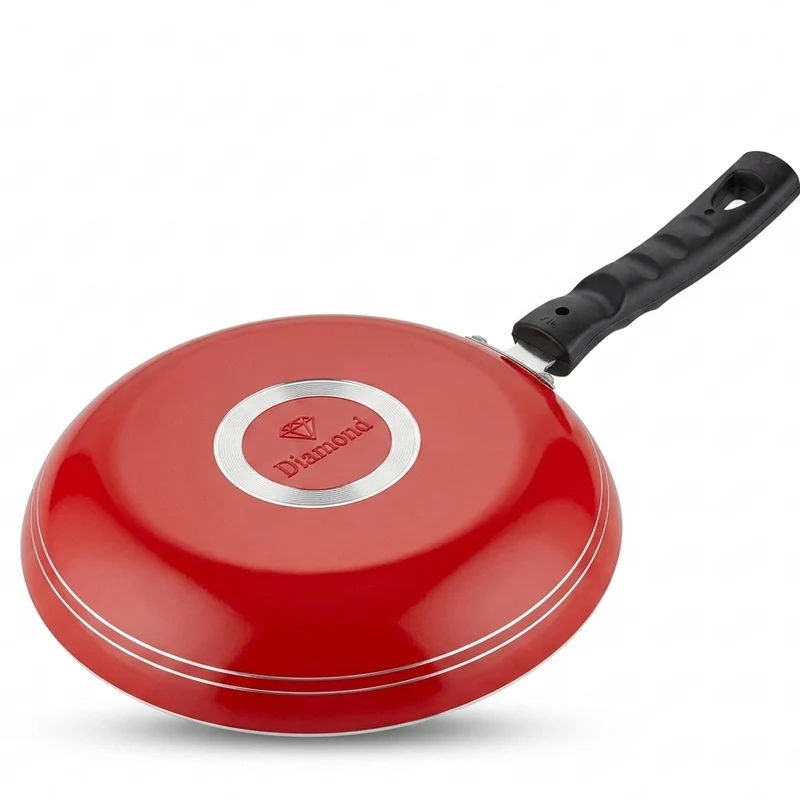 Diamond Non-Stick Frying Pan (Aluminium Skillet with Bakelite Handle)