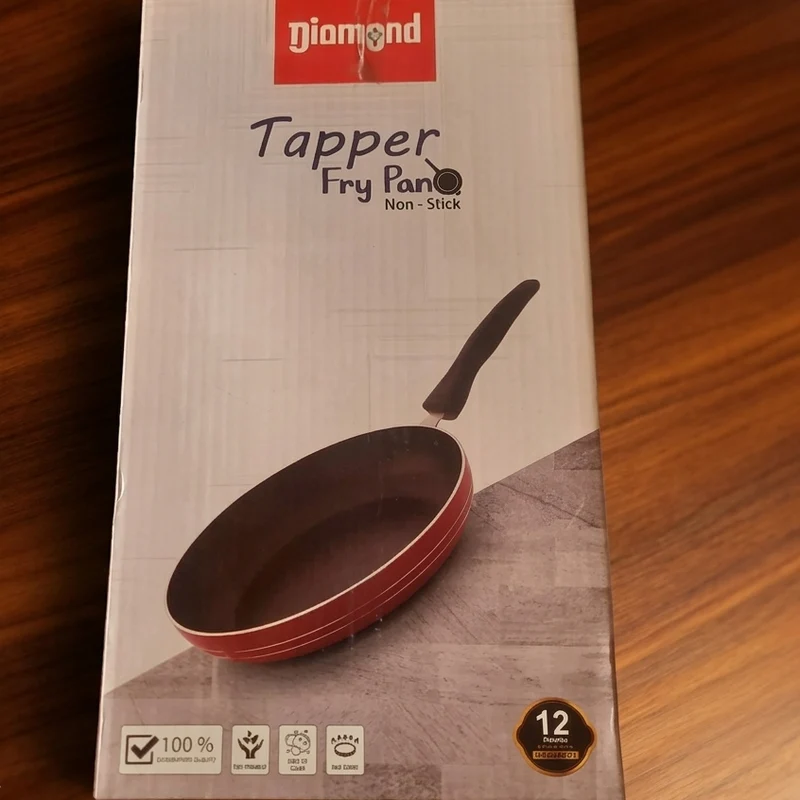 Diamond Non-Stick Frying Pan (Aluminium Skillet with Bakelite Handle)