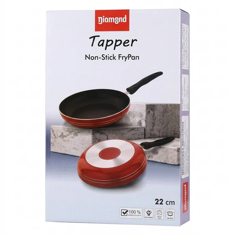 Diamond Non-Stick Frying Pan (Aluminium Skillet with Bakelite Handle)