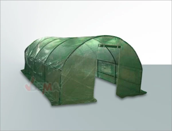 Gewächshaus Folienhaus Treibhaus Frühbeet 600x300x190cm Garten