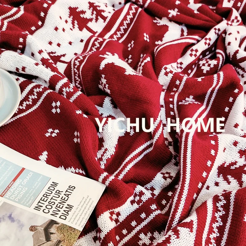 Gemütliche Strickdecke