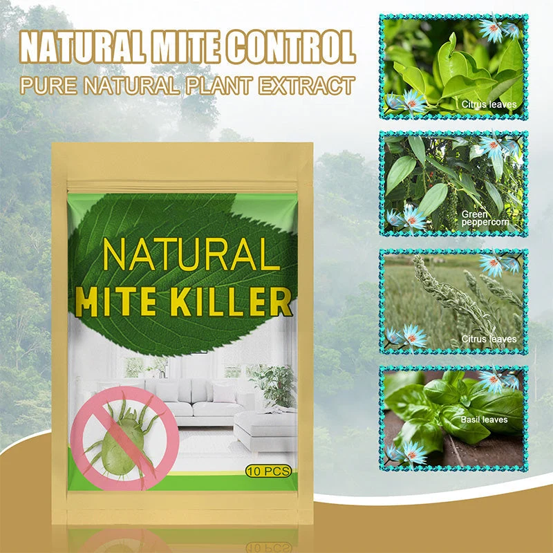 🧴🔥 HEISSER VERKAUF! Natürliches Milbenbekämpfungssäckchen – Pflanzlich, geruchsneutral & langanhaltend – Perfekt für Matratze, Sofa, Teppich & Kleiderschrank – Schützt Allergiker & Haushalt ✨