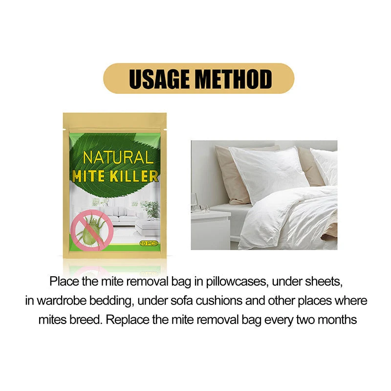 🧴🔥 HEISSER VERKAUF! Natürliches Milbenbekämpfungssäckchen – Pflanzlich, geruchsneutral & langanhaltend – Perfekt für Matratze, Sofa, Teppich & Kleiderschrank – Schützt Allergiker & Haushalt ✨