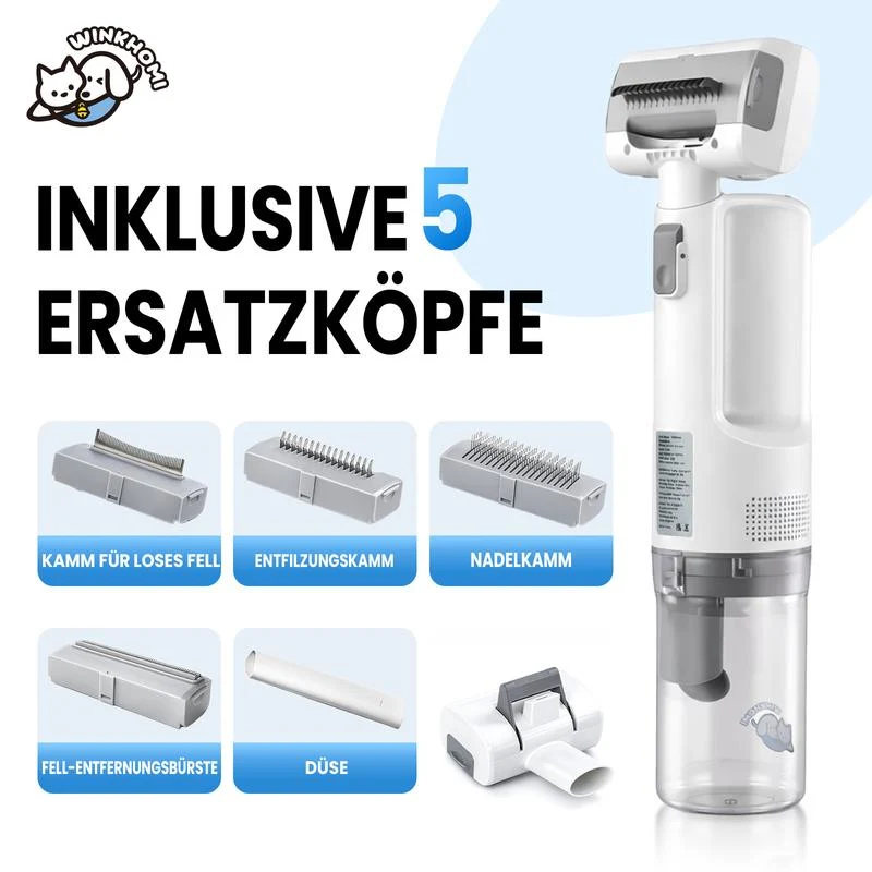 📢Mid-Season Sale: −50% nur für kurze Zeit⏰🐾 Multifunktionales Haustierpflegeset – leiser Elektro-Entfilzer & Felltrimmer für Katzen & Hunde, saugt lose Haare auf ✂️🔇