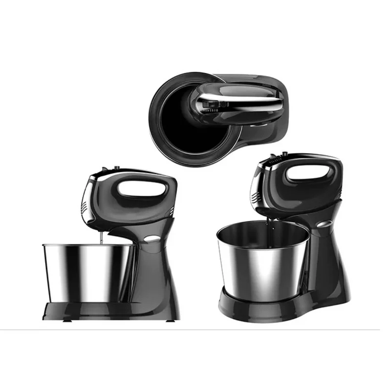 Mitshu MBL-2011 Stand Mixer with Stainless Steel Bowl (Detachable Hand Mixer & Beater Hooks)