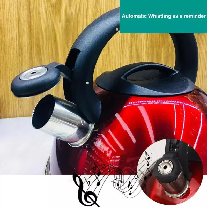 3L Premium Stainless Steel Whistling Kettle (Induction & Gas Stove Compatible)