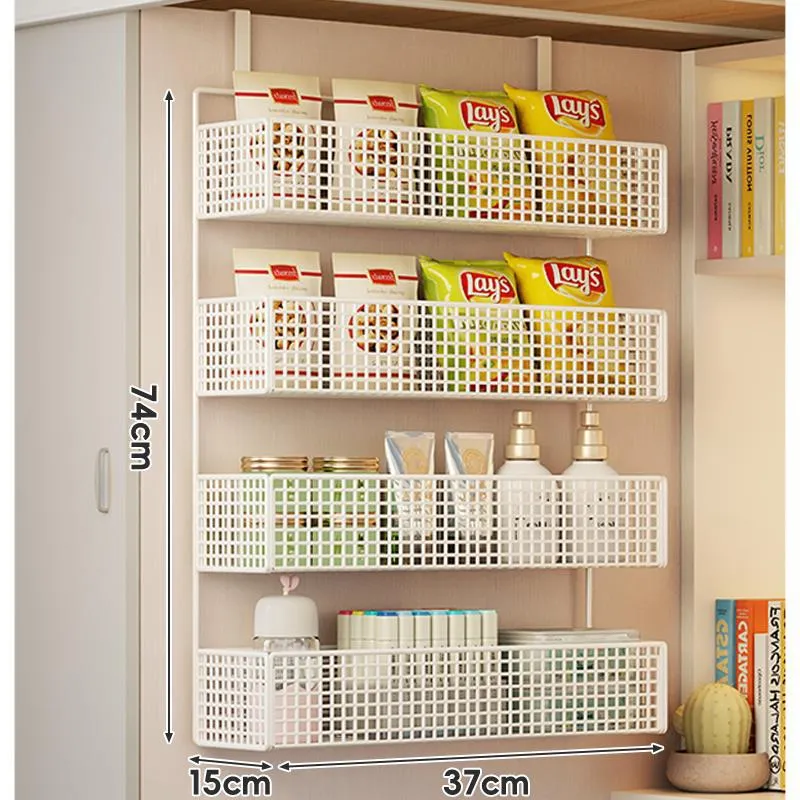Wandmontierte Gitternetz gestapelte mehrstufige Speisekammer- und Badezimmeraufbewahrungskörbe